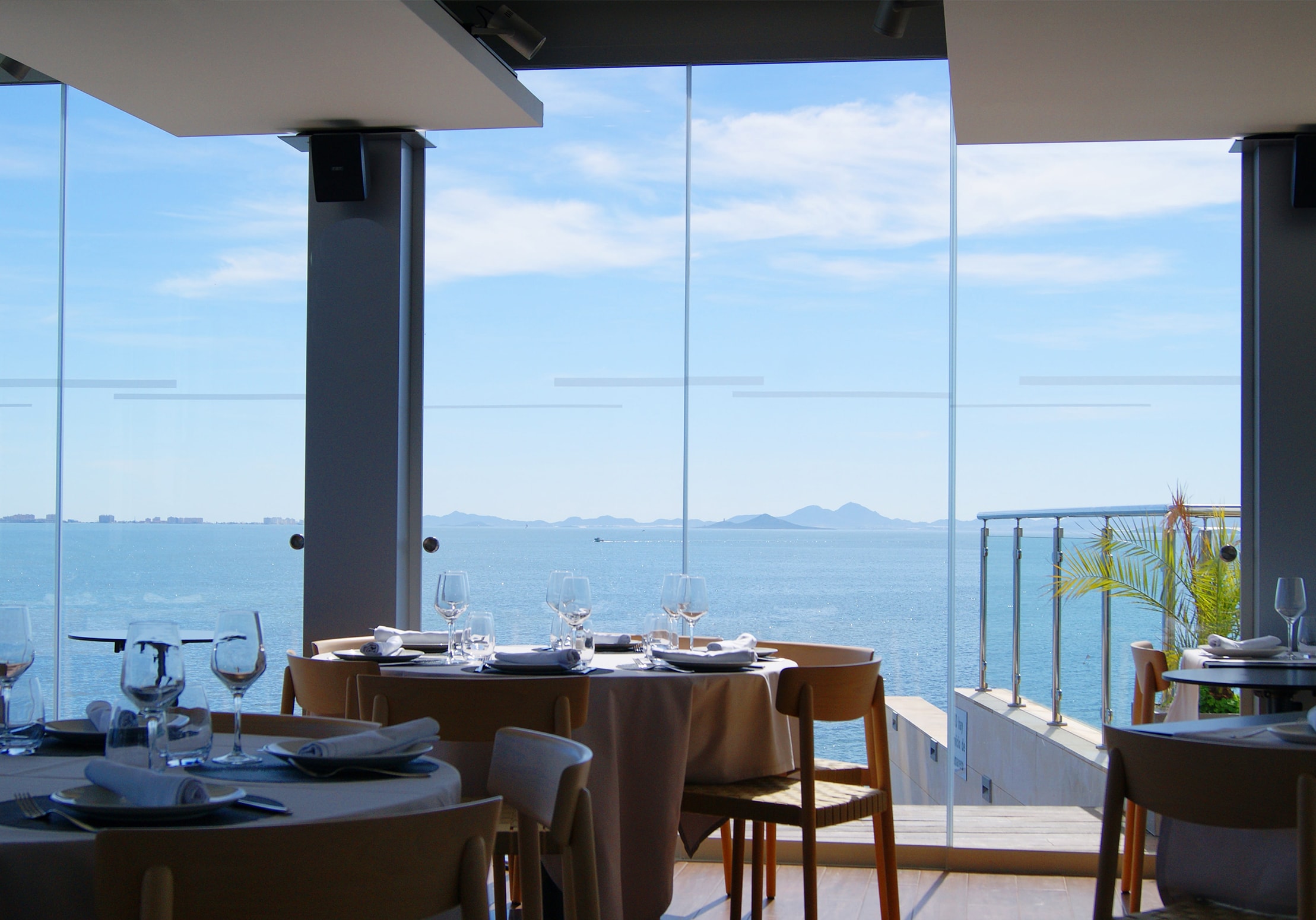 Restaurante El Rubio 360 med utsikt over Mar Menor