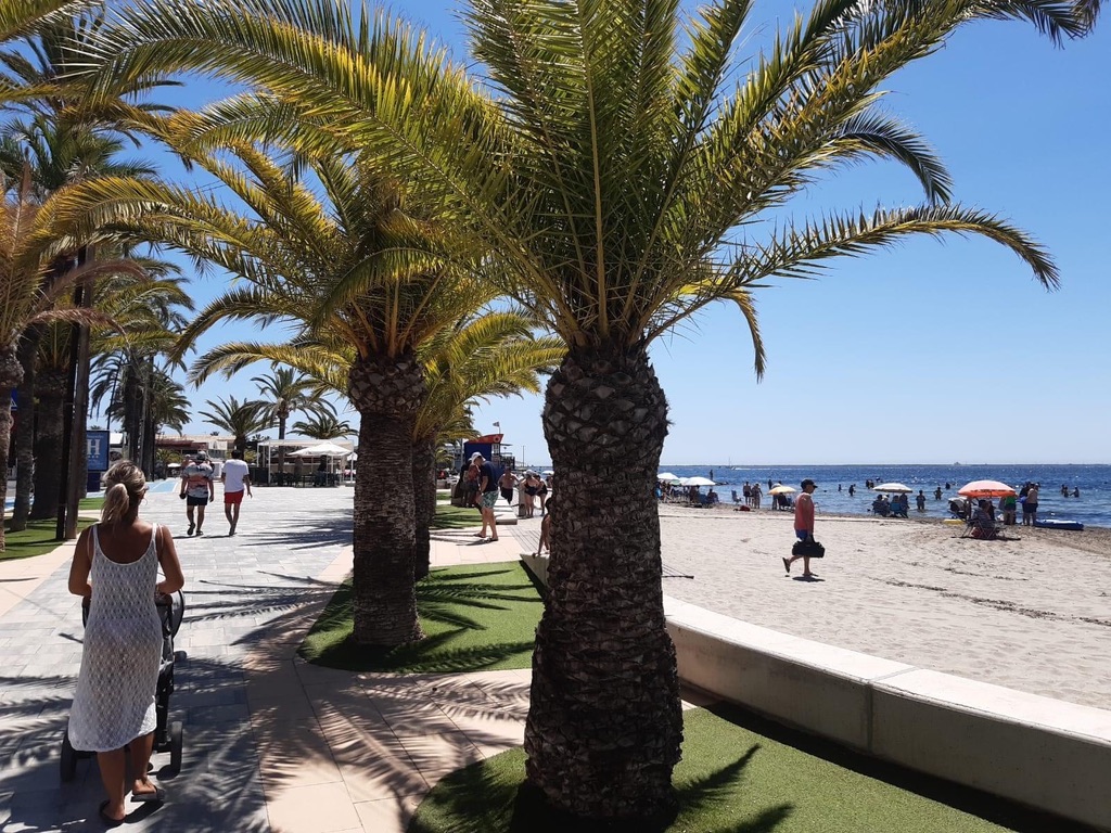 Strandpromenaden i San Pedro del Pinatar